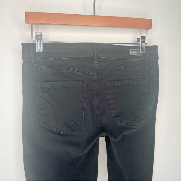 JUICY COUTURE LOW RISE SKINNY STRAIGHT LEG JEANS SIZE 6 BOTTOMS BLACK NEUTRAL - Picture 4 of 5